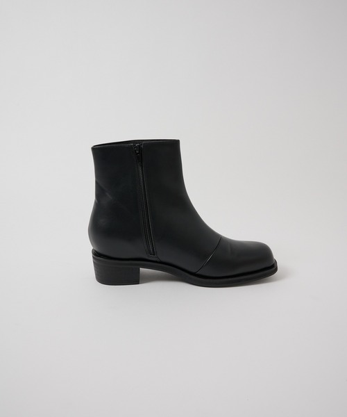 STUDIOUS ブーツ SQUARE TOE CHELSEA BOOTS メンズ : ZOZOTOWN