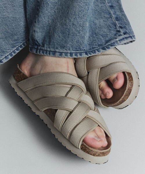 PUBLIC TOKYO（パブリックトウキョウ） サンダル メッシュコルクベッド