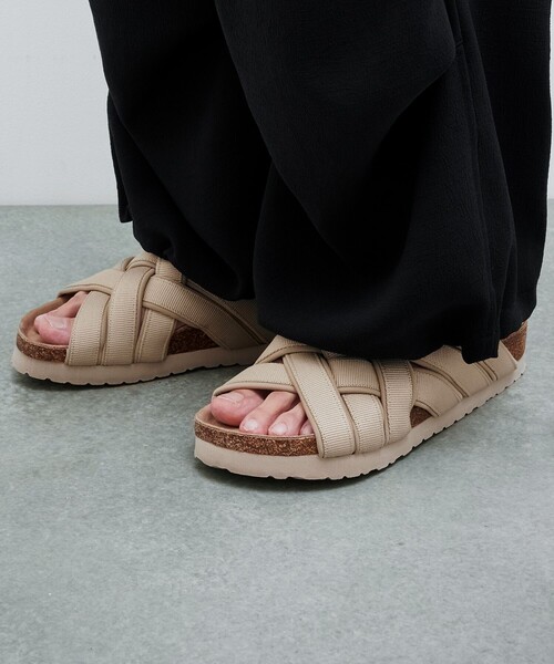 PUBLIC TOKYO（パブリックトウキョウ） サンダル メッシュコルクベッド