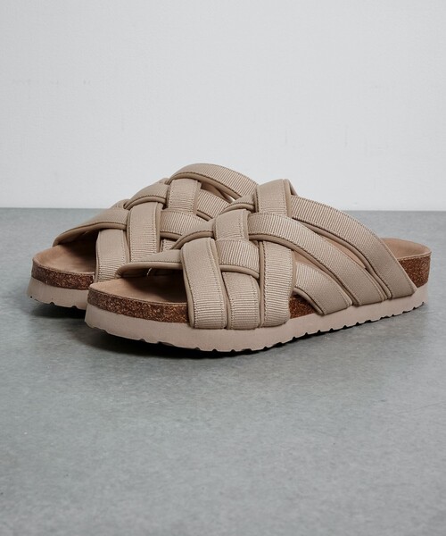 メッシュ　コルク　ベッド　サンダル PUBLIC TOKYO（パブリックトウキョウ） サンダル メッシュコルクベッド