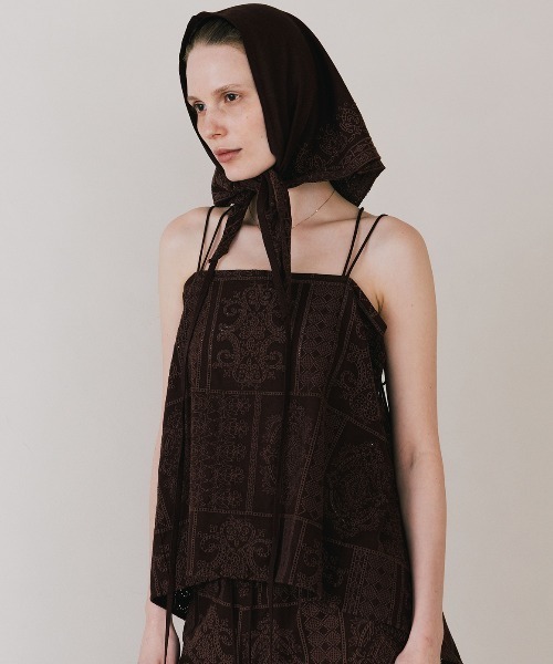 CREDONA（クレドナ） tシャツ CUTWORK LACE CAMI/カットワークレース