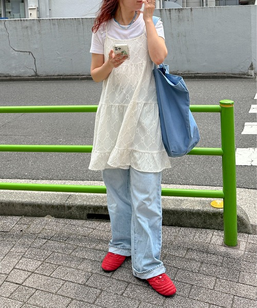 日本未入荷 CHUU★レースカットアウトティアードワンピース lswp203-367_1.jpg