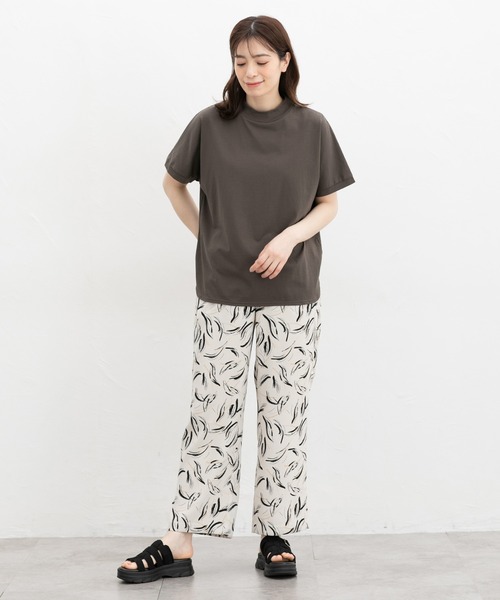 【新品】Topys 総柄　チュニック　ハイネック y3016_1.jpg
