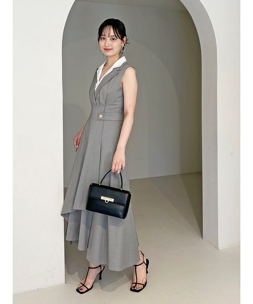 Snidel レイヤードカラーワンピース レイヤードカラーワンピース(マキシ・ロングワンピース
