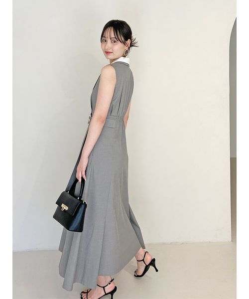 SNIDEL ワンピース レイヤードカラーワンピース : ZOZOTOWN