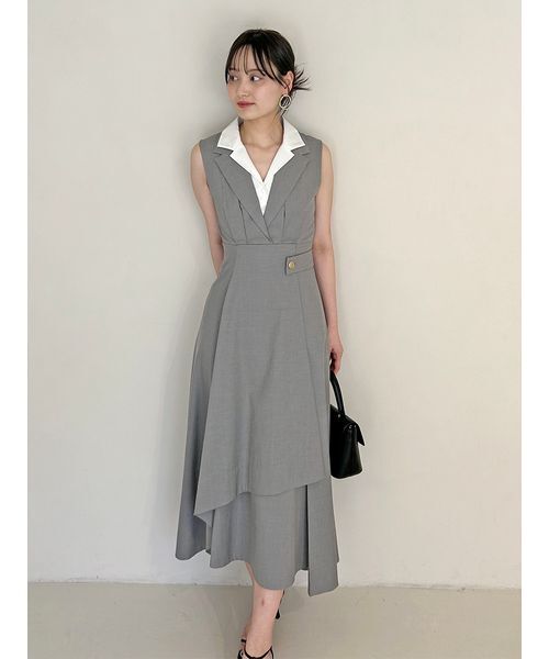 snidel ワンピース 楽天市場】スナイデル SNIDEL ティアードニットワンピース