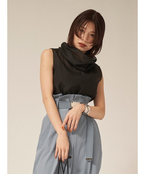 FRAY I.D 「FRAY I.D」 ノースリーブブラウス ONE SIZE ベージュ