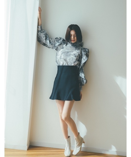 SNIDEL 「SNIDEL」 長袖ブラウス FREE ネイビー レディース