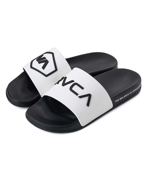 【RVCA】 スライド サンダル★国内発送！！ RVCA サンダル SHOWER SLIDE メンズ レディース : ZOZOTOWN