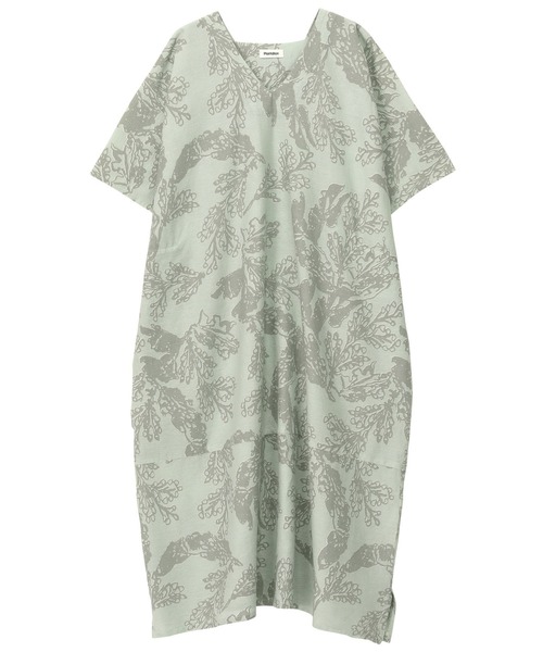 Plantation（プランテーション） 半袖ワンピース M size グリーン