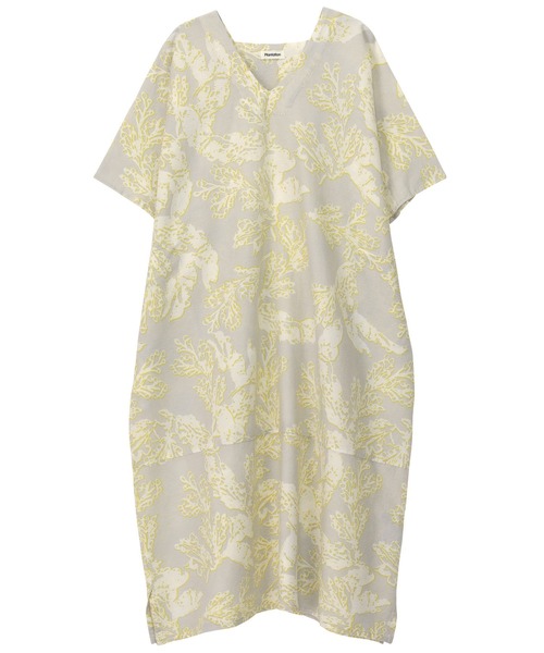 Plantation（プランテーション） 半袖ワンピース M size グリーン