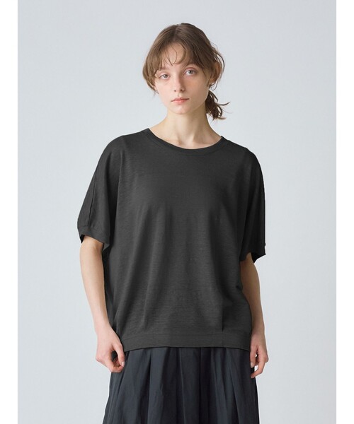 tシャツ MidiUmi リネンコクーンプルオーバー レディース