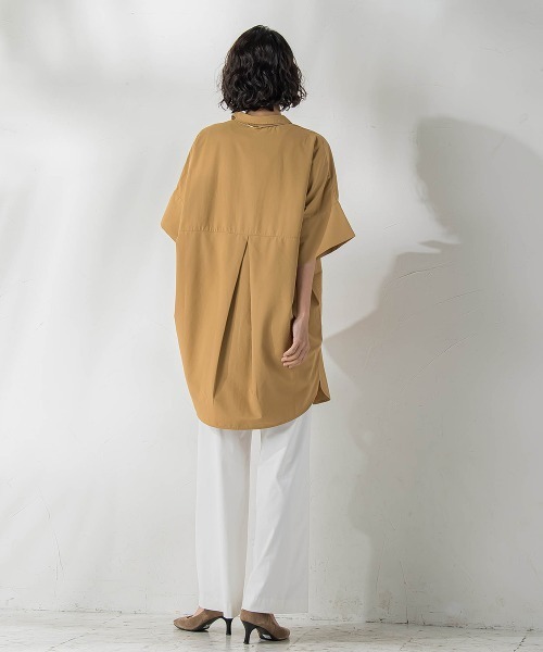 la.f... / ラ・エフ 【WEB限定】チュニックシャツ≪手洗い可能≫ WEB限定】チュニックシャツ≪手洗い可能≫ | la.f（ラ エフ