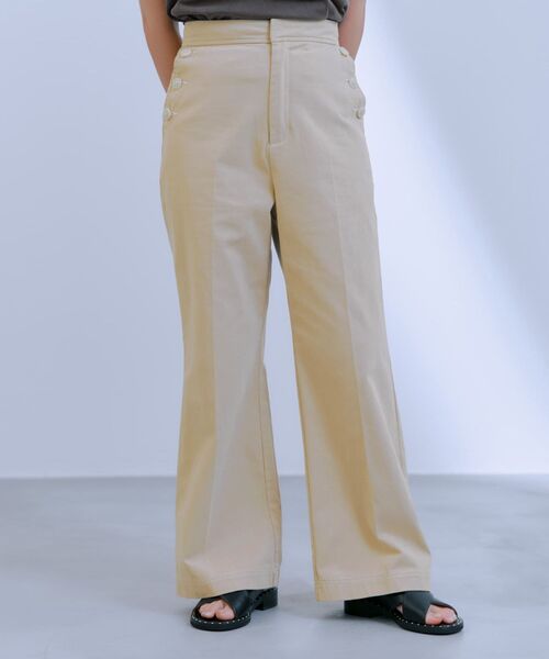 COHINA（コヒナ） パンツ セミフレアステッチマリンパンツ 「低身長