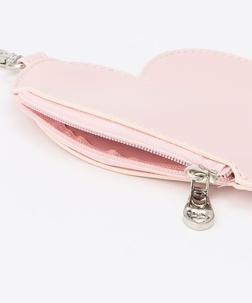 mezzo piano リュック 約21L ハートポーチつきロゴリボン