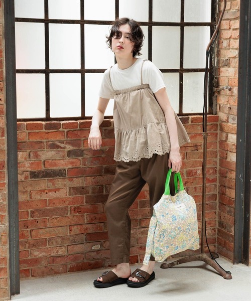 niko and…（ニコアンド） スカート 2WAY刺繍キャミミニスカート