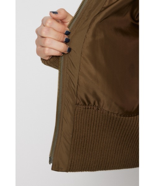 LAGUA GEM（ラグアジェム） ブルゾン アウター HOODIE ZIP STITCH