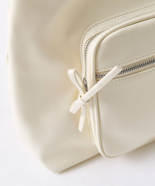 OLIVE des トートバッグ BIGポケット合皮トートバッグ