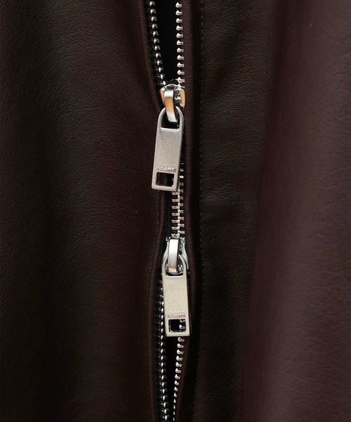 CLANE（クラネ） ブルゾン アウター 「CLANE/クラネ」FAKE LEATHER