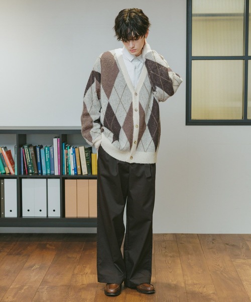 RAGEBLUE（レイジブルー） カーディガン Mohair Blend Shaggy Knit 