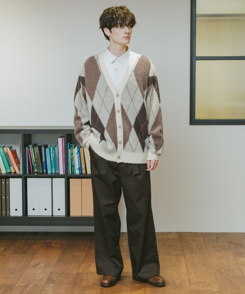RAGEBLUE（レイジブルー） カーディガン Mohair Blend Shaggy Knit