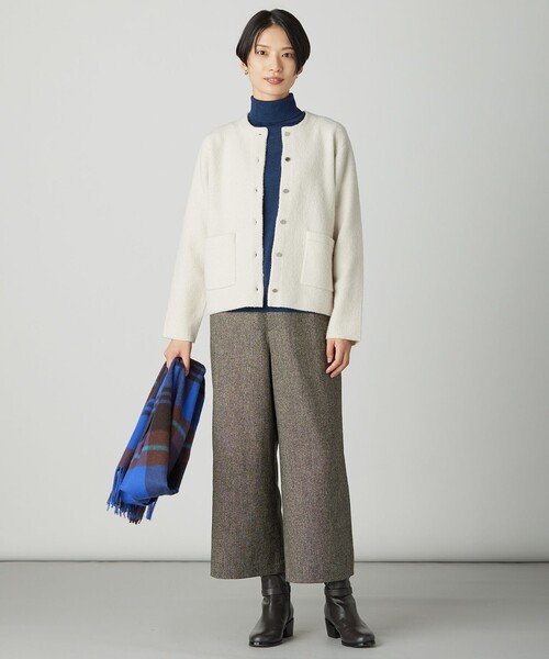 パンツ ラメツイード クロップド レディース : ZOZOTOWN Yahoo!店