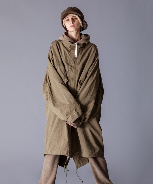 「VICTIM」 コート MEDIUM オリーブ メンズ_画像3