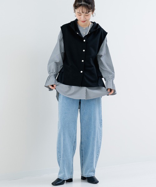 ANNA LUNA（アンナルナ） ベスト ジレ ふんわり ペプラム が 可愛い