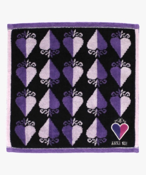 ANNA SUI（アナスイ） ハンカチ ハート柄タオルハンカチ レディース