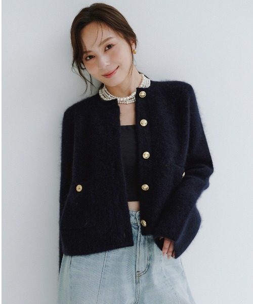 anuans（アニュアンス） ジャケット ノーカラージャケット 「ZOZO限定