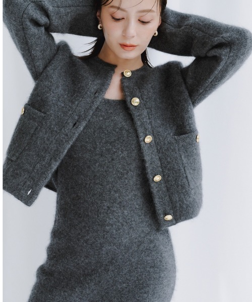 anuans（アニュアンス） ジャケット ノーカラージャケット 「ZOZO限定