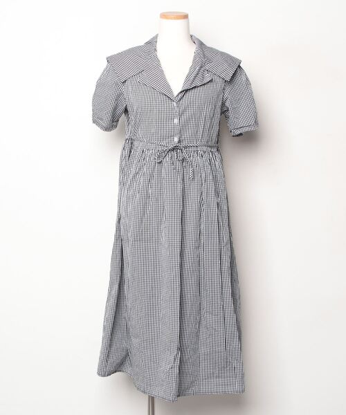 8YARDSレディース　ワンピース　XS ブラック RIKKA FEMME リッカファム ワンピース レディース バックオープン