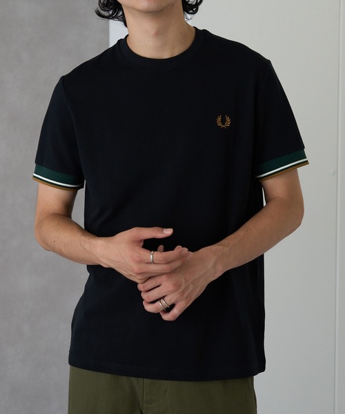 tシャツ 「FRED PERRY」TWIN TIPPED CUFF T-SHIRT M2396 レディース メンズの画像