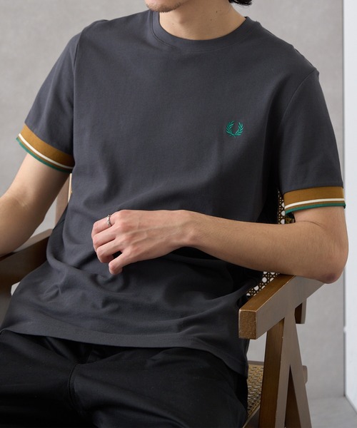 tシャツ 「FRED PERRY」TWIN TIPPED CUFF T-SHIRT M2396 レディース メンズの画像