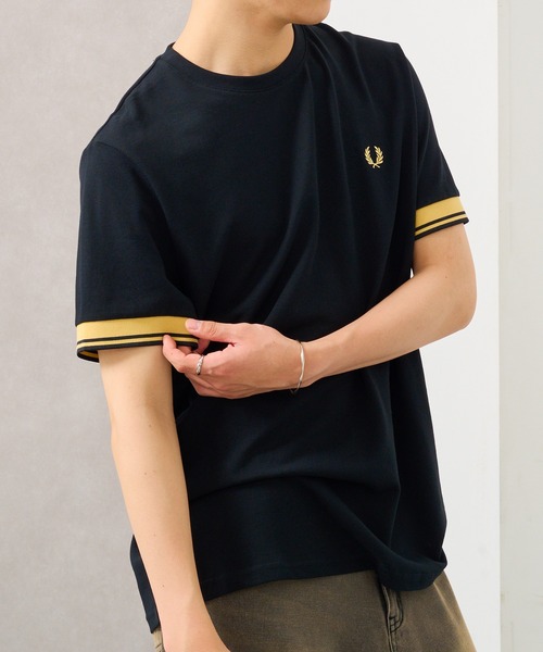 tシャツ 「FRED PERRY」TWIN TIPPED CUFF T-SHIRT M2396 レディース メンズの画像