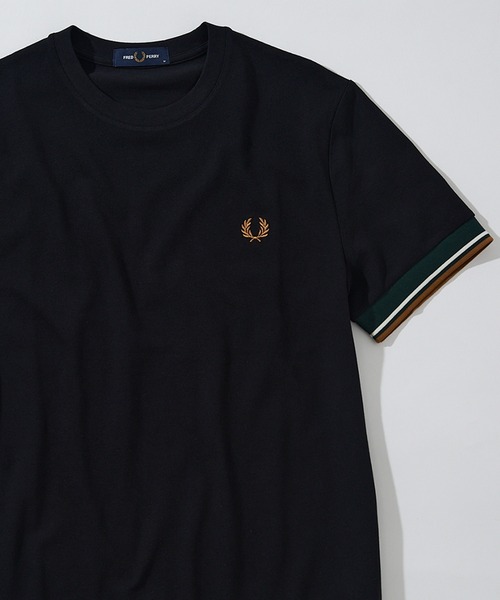 tシャツ 「FRED PERRY」TWIN TIPPED CUFF T-SHIRT M2396 レディース メンズの画像