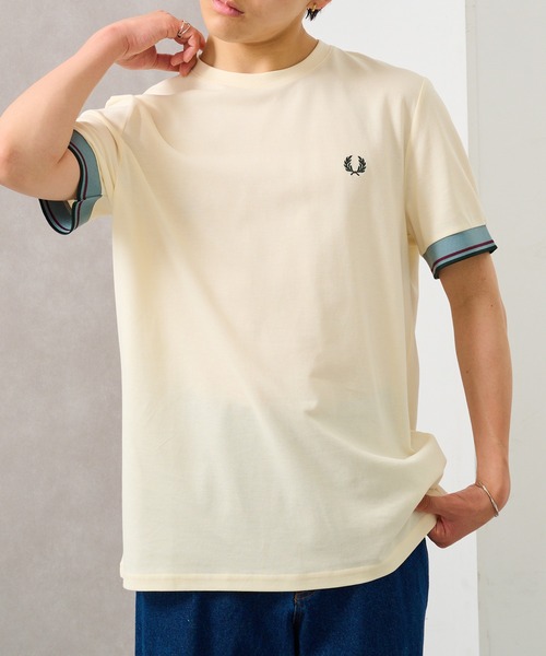 FRED PERRY（フレッドペリー） tシャツ 半袖 「FRED PERRY」TWIN