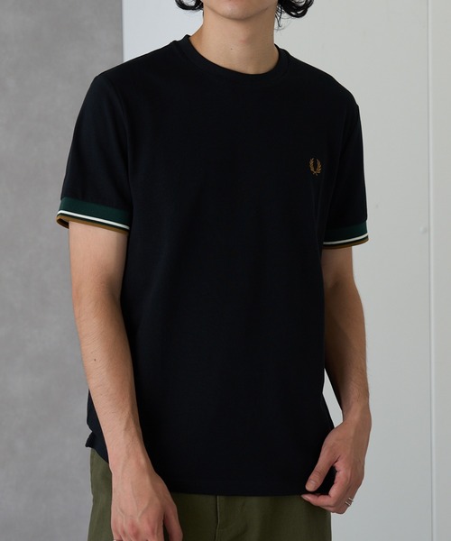 tシャツ 「FRED PERRY」TWIN TIPPED CUFF T-SHIRT M2396 レディース メンズの画像
