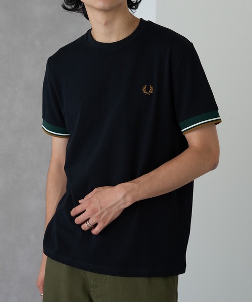 tシャツ 「FRED PERRY」TWIN TIPPED CUFF T-SHIRT M2396 レディース メンズの画像