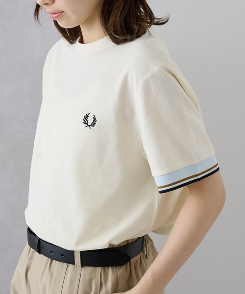 tシャツ 「FRED PERRY」TWIN TIPPED CUFF T-SHIRT M2396 レディース メンズの画像
