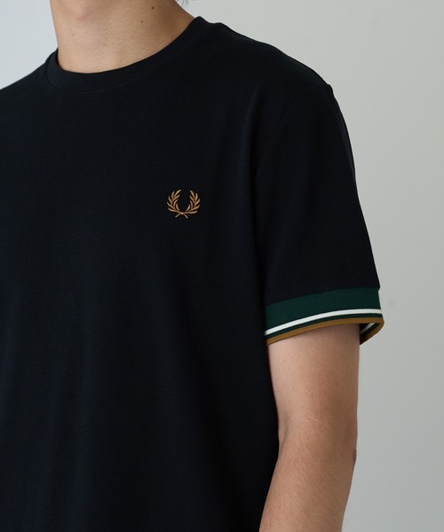 tシャツ 「FRED PERRY」TWIN TIPPED CUFF T-SHIRT M2396 レディース メンズの画像