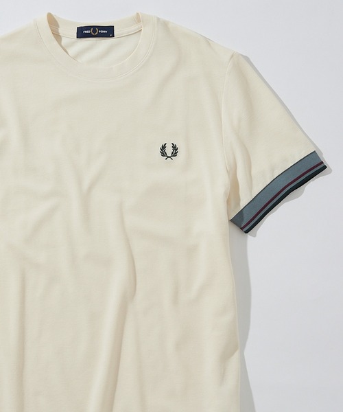 tシャツ 「FRED PERRY」TWIN TIPPED CUFF T-SHIRT M2396 レディース メンズの画像