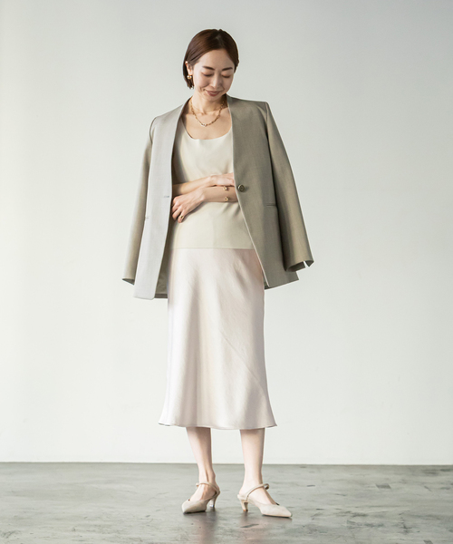 NOBLE（ノーブル） スカート 38 ネイビー レディース : ZOZOTOWN Yahoo