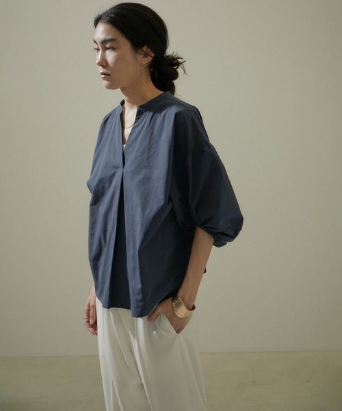 「SALON adam et rope'」 7分袖ブラウス FREE ホワイト レディース_画像8