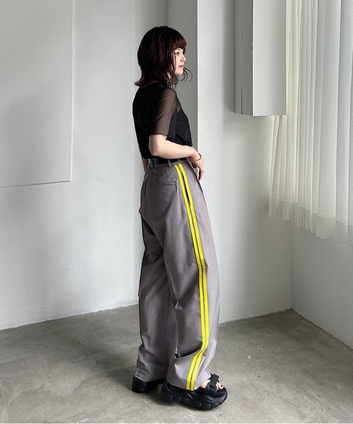 「PAGEBOY」 半袖カットソー FREE ブラック系その他 レディース_画像3