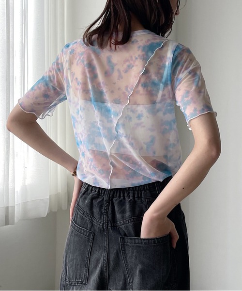 「PAGEBOY」 半袖カットソー FREE ブラック系その他 レディース_画像4