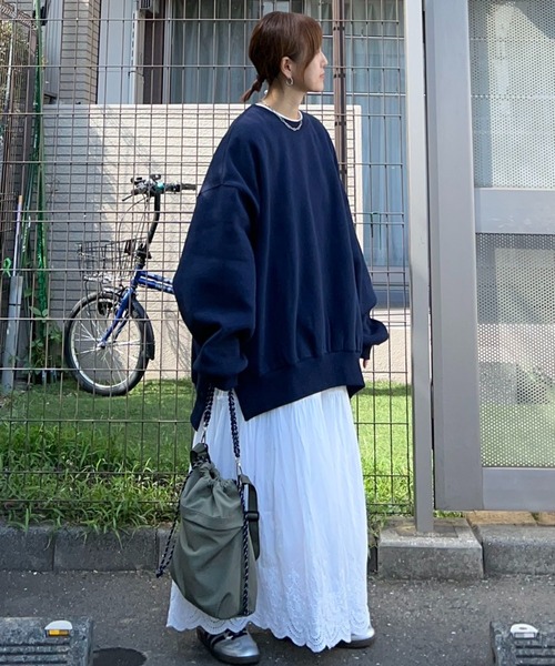notch. トレーナー スウェット 「 notch. by KR 」裏起毛ビッグ notch. トレーナー スウェット 「 notch. by KR 」裏起毛ビッグ