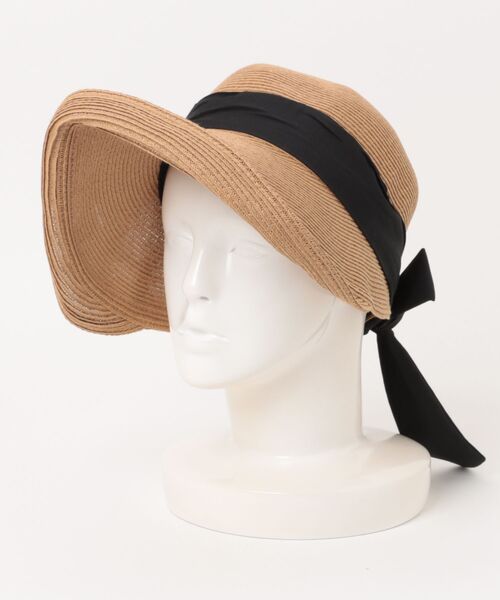 「Little&More」 ストローハット FREE チョコ レディース_画像3