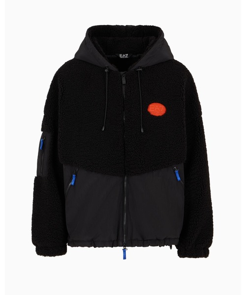 美品 EMPORIOアルマーニ EA7 ムートン 風 ボア 切替 中綿ブルゾン 美品 EMPORIOアルマーニ EA7 ムートン 風 ボア 切替 中綿ブルゾン 2025