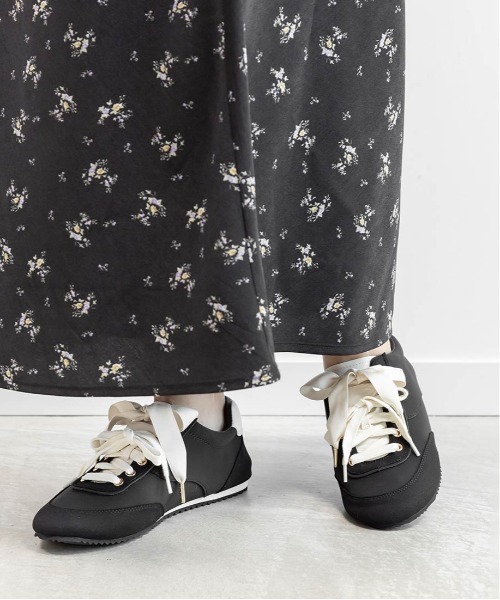 RANDA（ランダ） スニーカー ダブルリボンロープロファイルスニーカー